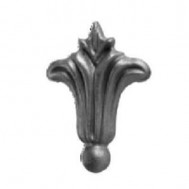 40.015 Decorative Wrought Iron Spear Top Head Railhead Spear Point