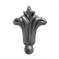 40.016 Decorative Wrought Iron Spear Top Head Railhead Spear Point