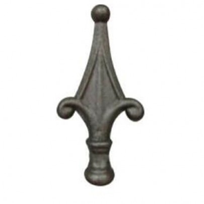 40.018 Decorative Wrought Iron Spear Top Head Railhead Spear Point