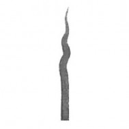 40.181 Decorative Wrought Iron Spear Top Head Railhead Spear Point