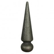 40.201 Decorative Wrought Iron Spear Top Head Railhead Spear Point