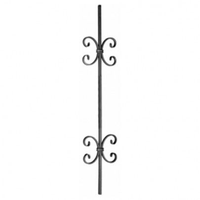 21.027 Wrought Iron Forging Ornamental Balustrade Forged Pickets