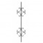 21.031 Wrought Iron Forging Ornamental Balustrade Forged Pickets