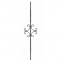 21.032 Wrought Iron Forging Ornamental Balustrade Forged Pickets