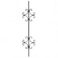 21.033 Wrought Iron Forging Ornamental Balustrade Forged Pickets