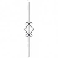 21.034 Wrought Iron Forging Ornamental Balustrade Forged Pickets