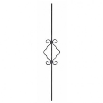 21.034 Wrought Iron Forging Ornamental Balustrade Forged Pickets