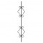 21.035 Wrought Iron Forging Ornamental Balustrade Forged Pickets