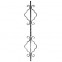 21.035.01 Wrought Iron Forging Ornamental Balustrade Forged Pickets