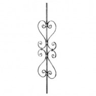 21.036 Wrought Iron Forging Ornamental Balustrade Forged Pickets