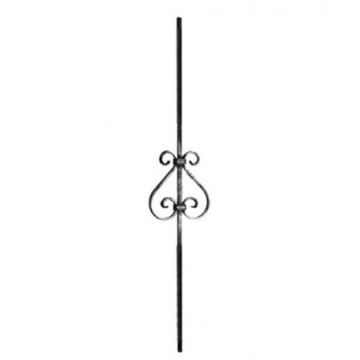 21.038 Wrought Iron Forging Ornamental Balustrade Forged Pickets