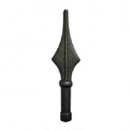 40.348 Decorative Wrought Iron Spear Top Head Railhead Spear Point