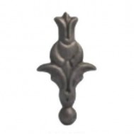 40.351 Decorative Wrought Iron Spear Top Head Railhead Spear Point
