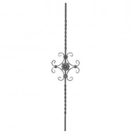 21.042 Wrought Iron Forging Ornamental Balustrade Forged Pickets