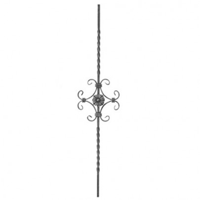 21.042 Wrought Iron Forging Ornamental Balustrade Forged Pickets
