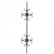21.043 Wrought Iron Forging Ornamental Balustrade Forged Pickets