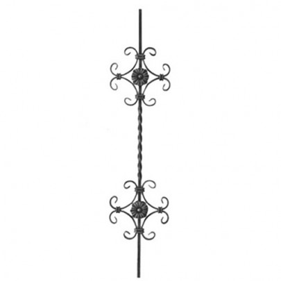 21.043 Wrought Iron Forging Ornamental Balustrade Forged Pickets