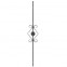 21.044  Wrought Iron Forging Ornamental Balustrade Forged Pickets