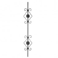 21.045 Wrought Iron Forging Ornamental Balustrade Forged Pickets