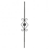 21.046 Wrought Iron Forging Ornamental Balustrade Forged Pickets