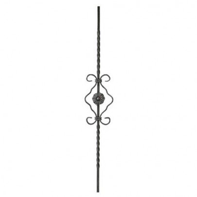 21.046 Wrought Iron Forging Ornamental Balustrade Forged Pickets