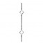21.051 Wrought Iron Forging Ornamental Balustrade Forged Pickets