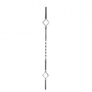 21.051.02 Wrought Iron Forging Ornamental Balustrade Forged Pickets