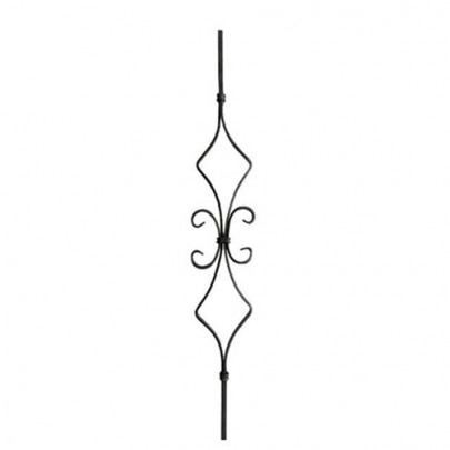 21.052 Wrought Iron Forging Ornamental Balustrade Forged Pickets