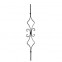 21.052 Wrought Iron Forging Ornamental Balustrade Forged Pickets