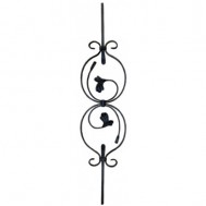 21.055 Wrought Iron Forging Ornamental Balustrade Forged Pickets