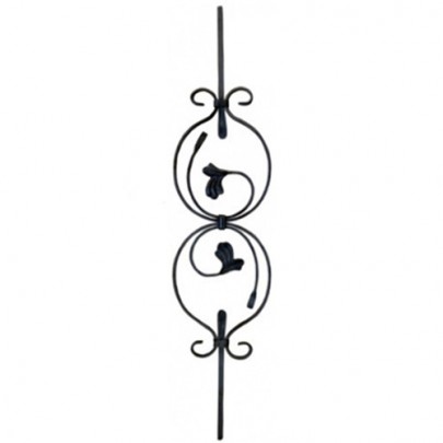 21.055 Wrought Iron Forging Ornamental Balustrade Forged Pickets