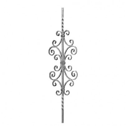 21.056 Wrought Iron Forging Ornamental Balustrade Forged Pickets