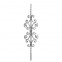 21.056 Wrought Iron Forging Ornamental Balustrade Forged Pickets