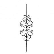 21.057 Wrought Iron Forging Ornamental Balustrade Forged Pickets