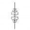 21.057 Wrought Iron Forging Ornamental Balustrade Forged Pickets