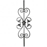 21.059 Wrought Iron Forging Ornamental Balustrade Forged Pickets