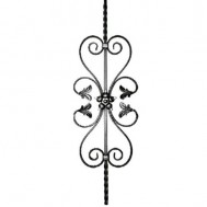 21.059 Wrought Iron Forging Ornamental Balustrade Forged Pickets