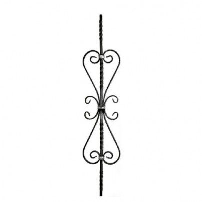 21.060 Wrought Iron Forging Ornamental Balustrade Forged Pickets