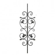 21.061 Wrought Iron Forging Ornamental Balustrade Forged Pickets