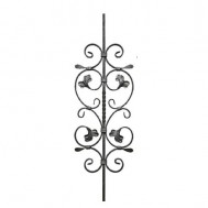 21.061 Wrought Iron Forging Ornamental Balustrade Forged Pickets