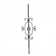 21.065 Wrought Iron Forging Ornamental Balustrade Forged Pickets