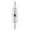 21.066 Wrought Iron Forging Ornamental Balustrade Forged Pickets