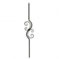 21.068 Wrought Iron Forging Ornamental Balustrade Forged Pickets