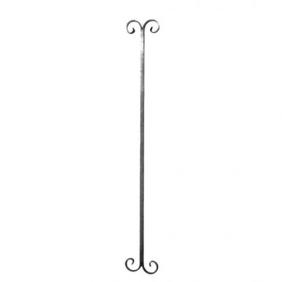 21.069 Wrought Iron Forging Ornamental Balustrade Forged Pickets
