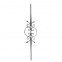 21.073 Wrought Iron Forging Ornamental Balustrade Forged Pickets