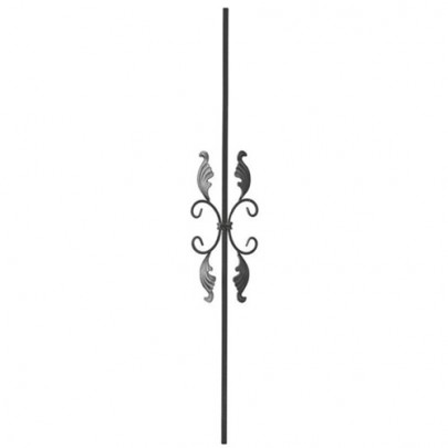 21.111 Wrought Iron Forging Ornamental Balustrade Forged Pickets