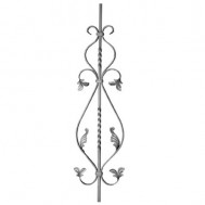 21.115 Wrought Iron Forging Ornamental Balustrade Forged Pickets