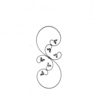 21.116 Wrought Iron Forging Ornamental Balustrade Forged Pickets