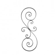 21.116.03 Wrought Iron Forging Ornamental Balustrade Forged Pickets