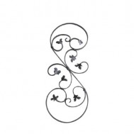 21.116.04 Wrought Iron Forging Ornamental Balustrade Forged Pickets